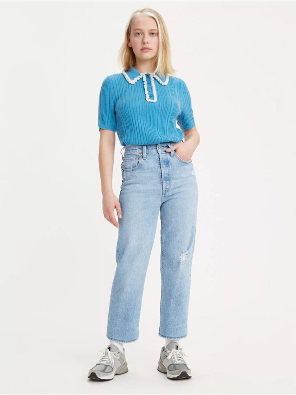 Levi's® Premium RIBCAGE STRAIGHT ANKLE WOMEN'S JEANS size 25